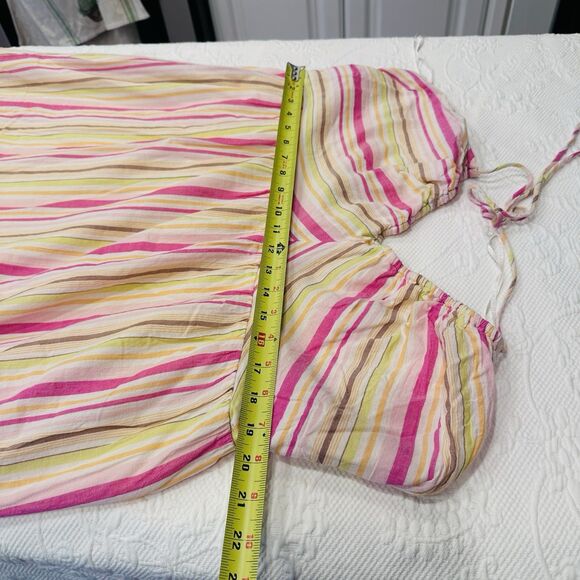 Old Navy Women’s Pink  Striped Tiered Maxi Tank Dress Sundress‎ Size XXL 2XL - Picture 9 of 12